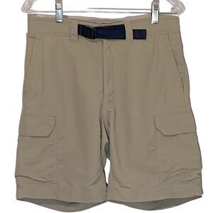 THE NORTH FACE - SIZE 30 - KHAKI COLOR CARGO SHORTS - GOOD CONDITION - B8